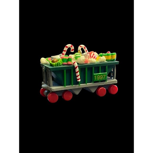 1997 Hallmark Keepsake Christmas Ornament Candy Car Noel R.R. #9 Miniature - Picture 1 of 5